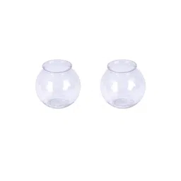 SOMIL Pack Of 2 Transparent Glass Fish Bowls-picture-15