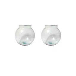 SOMIL Pack Of 2 Transparent Glass Fish Bowls-picture-16