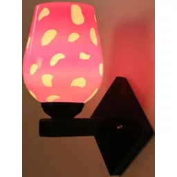 SOMIL Pink Cylinder Glass Wall Lamps-picture-14