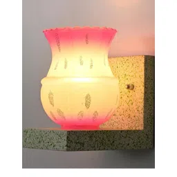 SOMIL Pink Glass Cylinder Printed Wall Lamps-picture-27