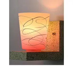 SOMIL Pink Glass Cylinder Printed Wall Lamps-picture-31