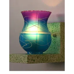 SOMIL Pink Glass Cylinder Printed Wall Lamps-picture-45