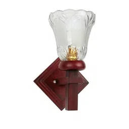 Somil Premium Designer Glass Wall / Night Lamp Elegant & Stylish Dcor Accent for Modern Interiors, Color- White, Size:- 22.5 X 26.5 X 28 CM-picture-32