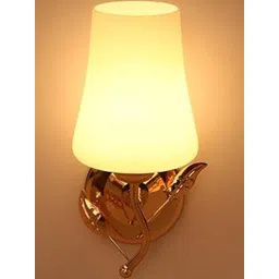 Somil Premium Designer Glass Wall / Night Lamp Elegant & Stylish Dcor Accent for Modern Interiors, color- White; Size:- 23 X 21 X 31.5 CM-picture-21