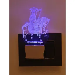 SOMIL Purple & White Printed Glass Abstract Shaped Shaped Wall Lamp-image-2