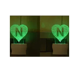 SOMIL Set of 2 Green Glass Cylinder Wall Lamps-picture-10