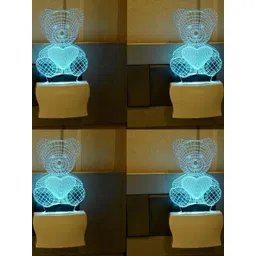 SOMIL Set of 4 blue Glass Cylinder Wall Lamps-picture-22