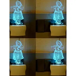 SOMIL Set of 4 Green Glass Night Wall Lamps-picture-16