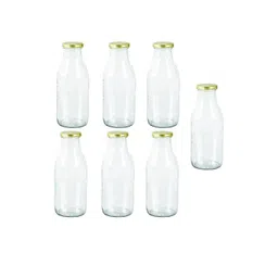 SOMIL Set Of Transparent Glass Water Bottle-picture-13