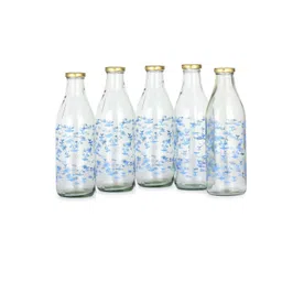 SOMIL Set Of Transparent Glass Water Bottle-picture-43