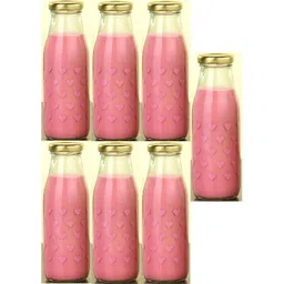 SOMIL Set Of Transparent Glass Water Bottle image 1