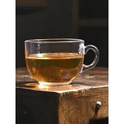 SOMIL Transparent Floral Solid Glass Glossy Cups Set of Cups and Mugs-picture-10