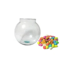 Somil Transparent Round Decorative Glass Fish Pot 1L-picture-10
