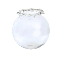 Somil Transparent Round Decorative Glass Fish Pot 1L image 5