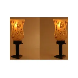 SOMIL White Glass Cylindrical Shaped Table Lamp-picture-16