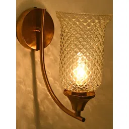 SOMIL White Printed Glass Cylinder Shaped Wall Lamp-picture-11