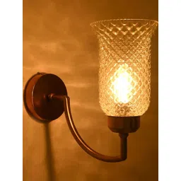 SOMIL White Printed Glass Cylinder Shaped Wall Lamp-picture-20