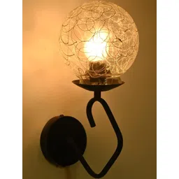 SOMIL White Printed Glass Cylinder Shaped Wall Lamp-picture-16