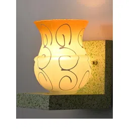 SOMIL Yellow Glass Cylinder Printed Wall Lamps-picture-48
