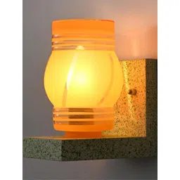 SOMIL Yellow Glass Cylinder Printed Wall Lamps-picture-49