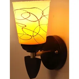 SOMIL Yellow Glass Cylinder Wall Lamps-picture-18