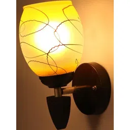 SOMIL Yellow Glass Cylinder Wall Lamps-picture-14