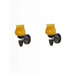 SOMIL Yellow Glass Cylinder Wall Lamps-picture-24