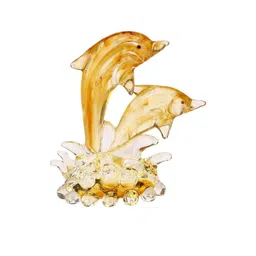 SOMIL Yellow Glass Idol Showpiece-picture-36