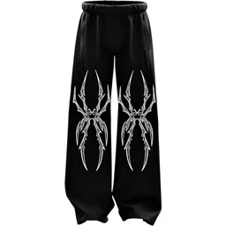 sompal traders Men Printed Black Track Pants-picture-19
