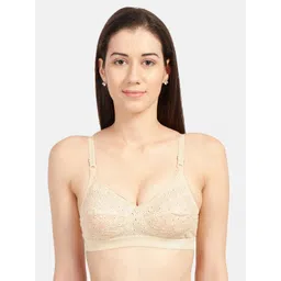 Sonari Beige Self Design Non-Wired Non Padded Everyday Bra-picture-38