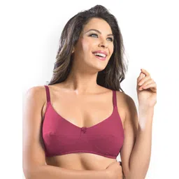 Sonari Magenta Solid Non-Wired Non-Padded Everyday Bra afreenrani-picture-23