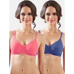 Sonari Pack of 2 Assorted Seamless Non Padded Non Wired Bra-picture-18