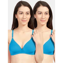 Sonari Pack of 2 Sea Green Everyday Bras - Non Padded-picture-35