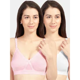Sonari Women Pack Of 2 Assorted Pure Cotton Bras britneynxpinkwhite32D-picture-32