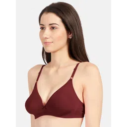 Sonari Women Pack Of 2 Maroon Solid Non Padded Everyday Bra image 4