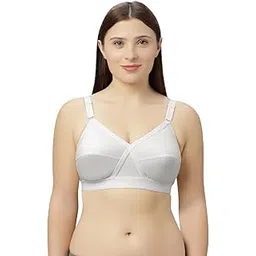sonari Womens Non Padded Plain Cotton Bra | Wire Free, Medium Coverage, Comfortable Pure Cotton Fabric | Adjustable Straps, Hook & Eye Closure for Everyday Wear - Kirtika-picture-38
