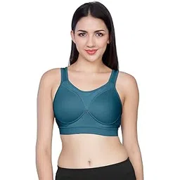 sonari Womens Thickly Padded High Impact Sports Bra | Wire Free, Full Coverage, Soft Polyester Spandex Bra | Wide Shoulder Straps, Hook and Eye Closure for Secure Support - Accurate-picture-40