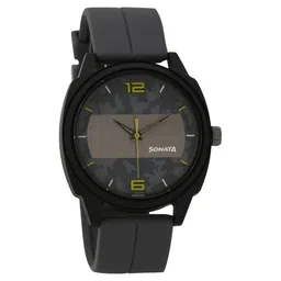 sonata Camo Multicoloured Dial Plastic Strap Watch for Men-picture-10