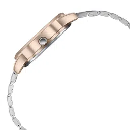 Sonata Glam Gold Quartz Analog Silver Dial Stainless Steel Strap Watch For Women image 4