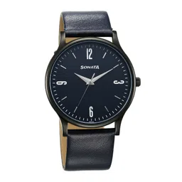 Sonata Men Brass Dial & Leather Straps Analogue Watch 77105NL11W-picture-23