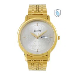 Sonata Men Gold-Toned Dial Watch 77031YM04J-picture-45