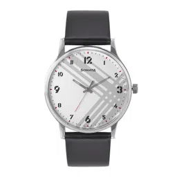 Sonata Men Grey Smart Plaid Analogue Watch NN77105SL01W-picture-33