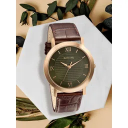 Sonata Men Olive Green Analogue Watch 77108WL01-picture-17