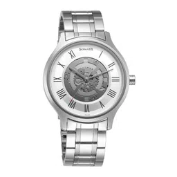 Sonata Men Skeleton Dial & Stainless Steel Bracelet Style Straps Analogue Watch 7140SM05-picture-22