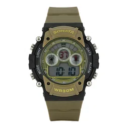 Sonata Ocean Series Men Brown Dial Digital Watch 77006PP01J-picture-32