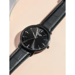 Sonata Poze Men Poze Leather Straps Analogue Watch SP70036NL01W-picture-30