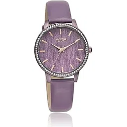 sonata Poze Quartz Analog Purple Dial PU Leather Strap Watch for Women-SP80044QL01W-picture-18