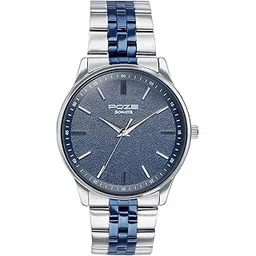 Sonata Poze Quartz Blue Dial Silver Metal Strap for Men-SP70048KM01W-picture-10