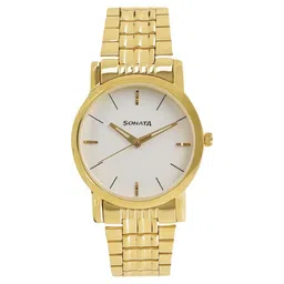 Sonata Quartz Analog White Dial Metal Strap Watch for Men-picture-14