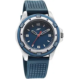 sonata SF Sporty Blue Dial Polyurethane Strap Watch for Men-7930PP21W/NT7930PP21W-picture-21